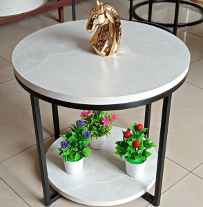 MESA DE CENTRO 2N MOD O-X Ø50cm x H42cm