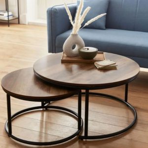 MESA DÚO ESTILO NIDO ECON M+M D600-500 x H450-400